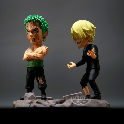 ONE PIECE - Roronoa Zoro & Sanji "Nothing at all" Log Stories World Collectable Figure Banpresto PVC Figure 8 cm