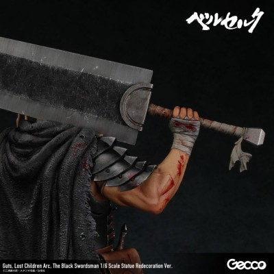 BERSERK - Guts Lost Children Arc The Black Swordsman Redecoration Ver. 1/6 Gekko Figure  38 cm