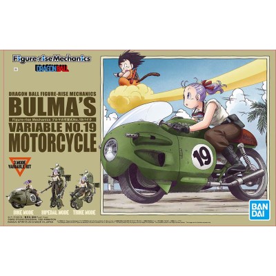 DRAGON BALL - Bulma Motorcycle Figure rise Bandai Model Kit 15 cm