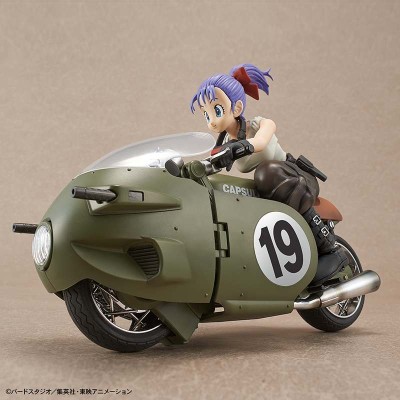 DRAGON BALL - Bulma Motorcycle Figure rise Bandai Model Kit 15 cm