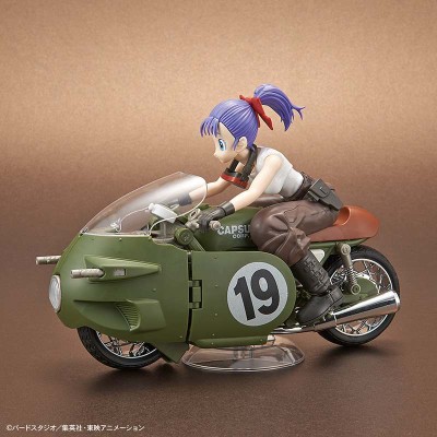 DRAGON BALL - Bulma Motorcycle Figure rise Bandai Model Kit 15 cm