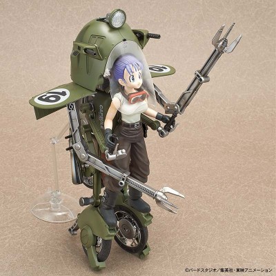 DRAGON BALL - Bulma Motorcycle Figure rise Bandai Model Kit 15 cm
