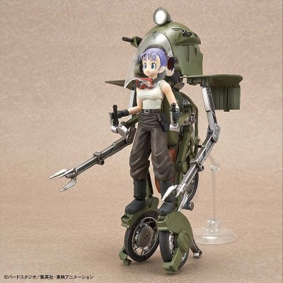 DRAGON BALL - Bulma Motorcycle Figure rise Bandai Model Kit 15 cm