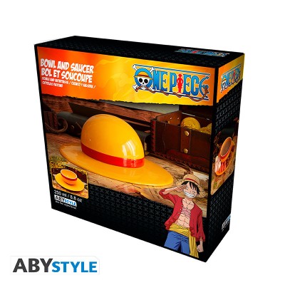 ONE PIECE - Ciotola (bowl) e piattino Cappello di paglia 250 ml