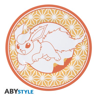 POKEMON - Set of 4 Plates - Japanese Style