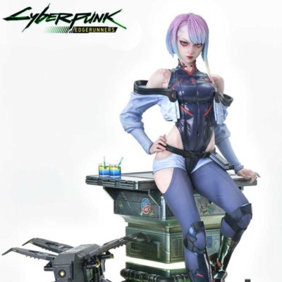 CYBERPUNK EDGERUNNERS - Lucy Deluxe Bonus Version Real Elite Masterline Series Prime 1 Studio 1/4 Statue 50 cm