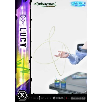 CYBERPUNK EDGERUNNERS - Lucy Deluxe Bonus Version Real Elite Masterline Series Prime 1 Studio 1/4 Statue 50 cm