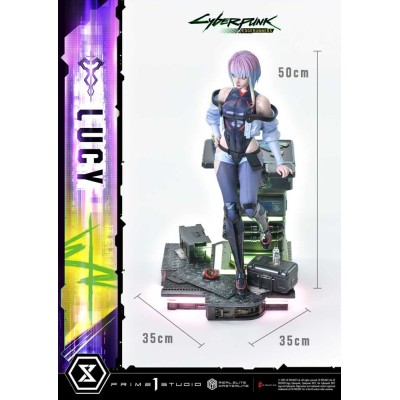 CYBERPUNK EDGERUNNERS - Lucy Deluxe Bonus Version Real Elite Masterline Series Prime 1 Studio 1/4 Statue 50 cm