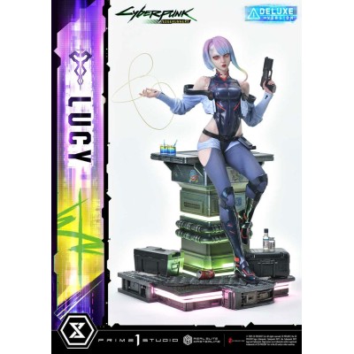 CYBERPUNK EDGERUNNERS - Lucy Deluxe Version Real Elite Masterline Series Prime 1 Studio 1/4 Statue 50 cm
