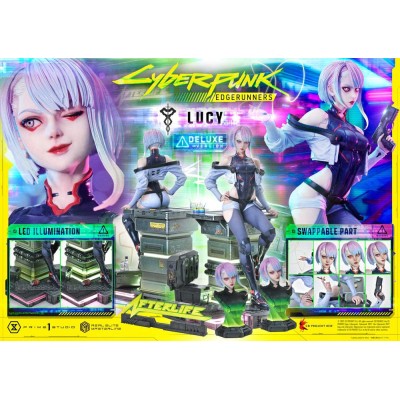 CYBERPUNK EDGERUNNERS - Lucy Deluxe Version Real Elite Masterline Series Prime 1 Studio 1/4 Statue 50 cm