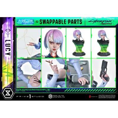 CYBERPUNK EDGERUNNERS - Lucy Deluxe Version Real Elite Masterline Series Prime 1 Studio 1/4 Statue 50 cm