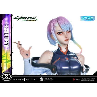 CYBERPUNK EDGERUNNERS - Lucy Deluxe Version Real Elite Masterline Series Prime 1 Studio 1/4 Statue 50 cm