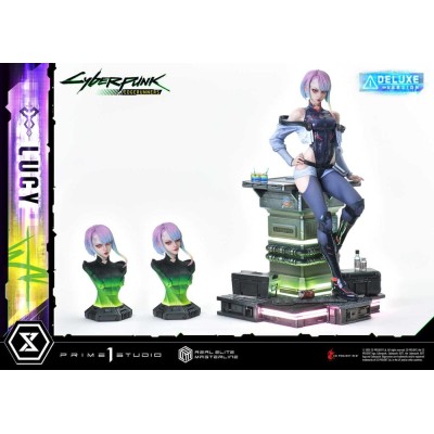 CYBERPUNK EDGERUNNERS - Lucy Deluxe Version Real Elite Masterline Series Prime 1 Studio 1/4 Statue 50 cm