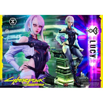 CYBERPUNK EDGERUNNERS - Lucy Deluxe Version Real Elite Masterline Series Prime 1 Studio 1/4 Statue 50 cm