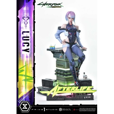 CYBERPUNK EDGERUNNERS - Lucy Deluxe Version Real Elite Masterline Series Prime 1 Studio 1/4 Statue 50 cm