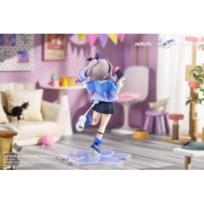 HONKAI STAR RAIL - Silver Wolf Ver. Rise Up Little Cat Series Ribose PVC Figure 19 cm