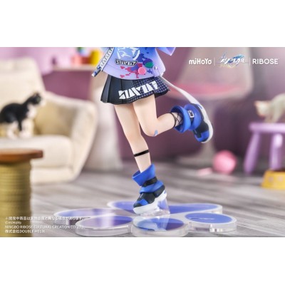 HONKAI STAR RAIL - Silver Wolf Ver. Rise Up Little Cat Series Ribose PVC Figure 19 cm