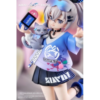 HONKAI STAR RAIL - Silver Wolf Ver. Rise Up Little Cat Series Ribose PVC Figure 19 cm