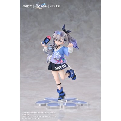 HONKAI STAR RAIL - Silver Wolf Ver. Rise Up Little Cat Series Ribose PVC Figure 19 cm