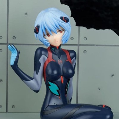 EVANGELION - Tentative Name Rei Ayanami Plugsuit Ver. New Movie Edition Bellfine 1/7 PVC Figure 10 cm