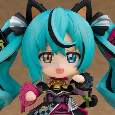 VOCALOID - Hatsune Miku Black Maneki Miku Ver. Character Vocal Series 01 Nendoroid Action Figure 10 cm