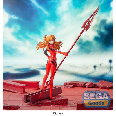 EVANGELION - Asuka Shikinami Langley x Spear of Longinus Luminasta Sega PVC Figure 20 cm