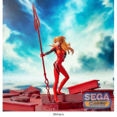 EVANGELION - Asuka Shikinami Langley x Spear of Longinus Luminasta Sega PVC Figure 20 cm