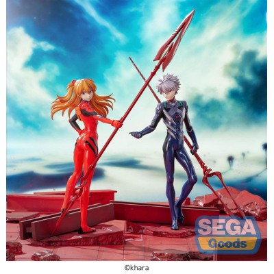 EVANGELION - Asuka Shikinami Langley x Spear of Longinus Luminasta Sega PVC Figure 20 cm