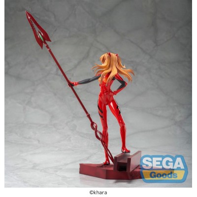 EVANGELION - Asuka Shikinami Langley x Spear of Longinus Luminasta Sega PVC Figure 20 cm