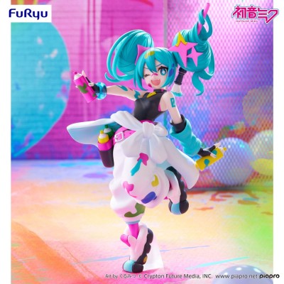 HATSUNE MIKU - Miku Paint Girl Trio-Try-iT Furyu PVC Figure 19 cm
