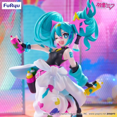HATSUNE MIKU - Miku Paint Girl Trio-Try-iT Furyu PVC Figure 19 cm