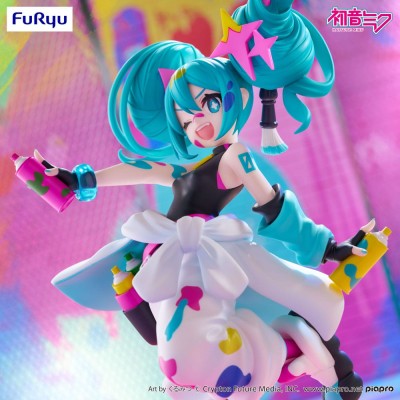 HATSUNE MIKU - Miku Paint Girl Trio-Try-iT Furyu PVC Figure 19 cm