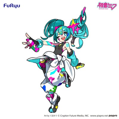 HATSUNE MIKU - Miku Paint Girl Trio-Try-iT Furyu PVC Figure 19 cm