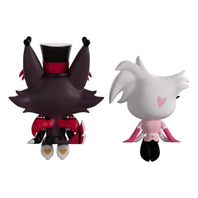 HAZBIN HOTEL - Angel Dust & Husk Monitor Buddiez Vinyl Figures