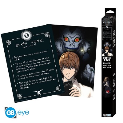 DEATH NOTE Set 2 Chibi Posters Light & Death Note (52x38cm)