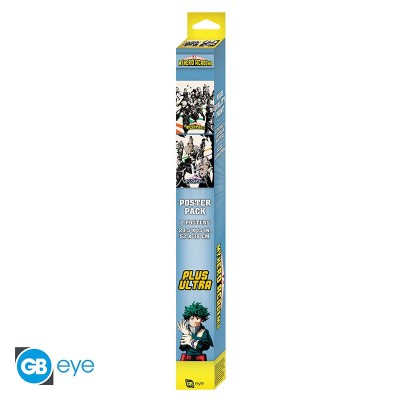 MY HERO ACADEMIA Set 2 Chibi Posters Heroes/Villains (52x38cm)