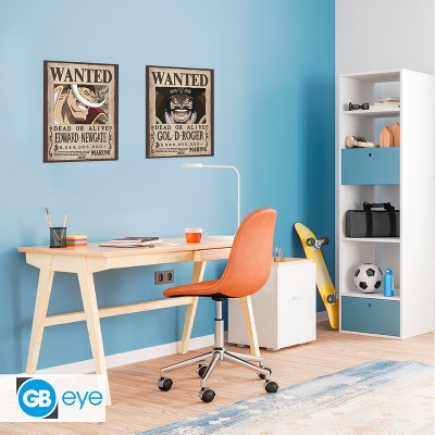 ONE PIECE Set 2 Chibi Posters Wanted Roger & Whitebeard (52x38cm)