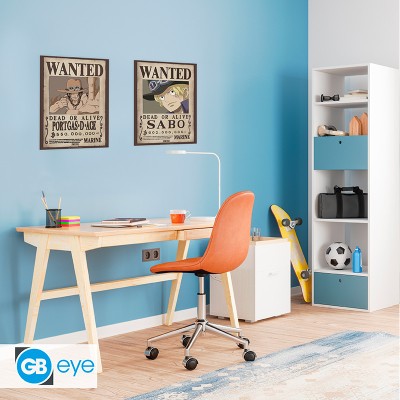 ONE PIECE Set 2 Chibi Posters Wanted Sabo & Ace (52x38cm)