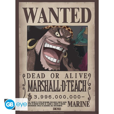 ONE PIECE Set 2 Chibi Posters Wanted Shanks & Blackbeard (52x38cm)