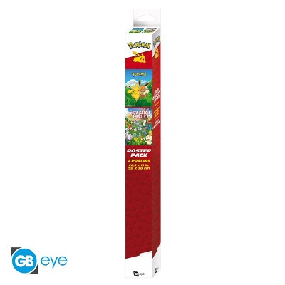 POKEMON Set 2 Chibi Posters Environments (52x38cm)