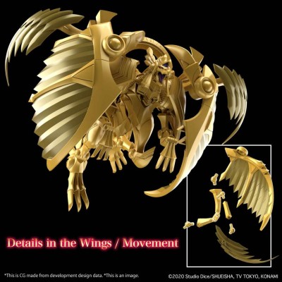 YU-GI-OH! - Egyptian God The Winged Dragon Of Ra Bandai Model Kit Figure Rise 18 cm