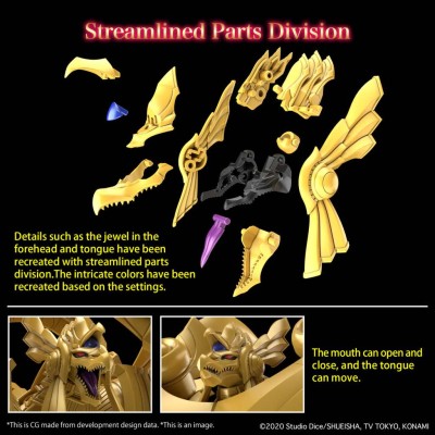 YU-GI-OH! - Egyptian God The Winged Dragon Of Ra Bandai Model Kit Figure Rise 18 cm