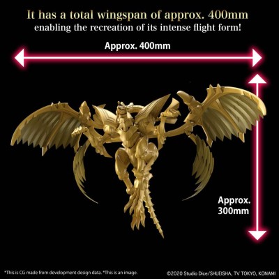 YU-GI-OH! - Egyptian God The Winged Dragon Of Ra Bandai Model Kit Figure Rise 18 cm