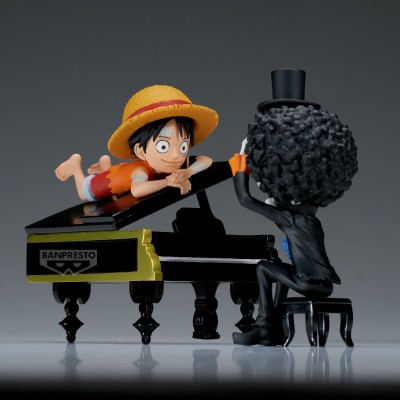 ONE PIECE - Monkey.D.Luffy & Brook "That's great!! After all this time, he's still..!!!" Log Stories World Collectable Figure Ba