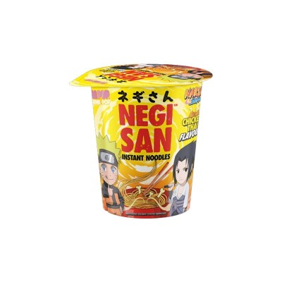 Negisan - Noodles Istantanei Gusto pollo teriyaki - Naruto e Sasuke 65g