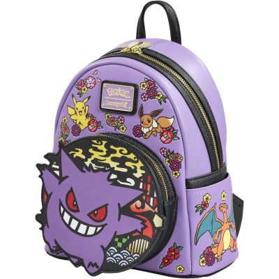 Pokemon by Loungefly Embroider Wagara Mini Gengar - Zaino