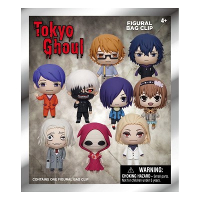 TOKYO GHOUL - 3D PVC Bag Clips Series 2 (1 clip casuale)