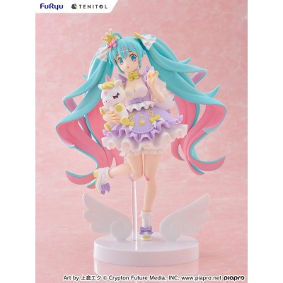 HATSUNE MIKU - Yumekawa Princess Lavender Ver. Tenitol PVC Figure 21 cm