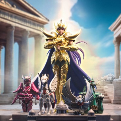 SAINT SEIYA - Aries Mu Deluxe Art 1/10 Iron Studios Scale Figure 27 cm