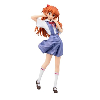 EVANGELION - Asuka Uniform Ver. XStellar Sega PVC Figure 21 cm